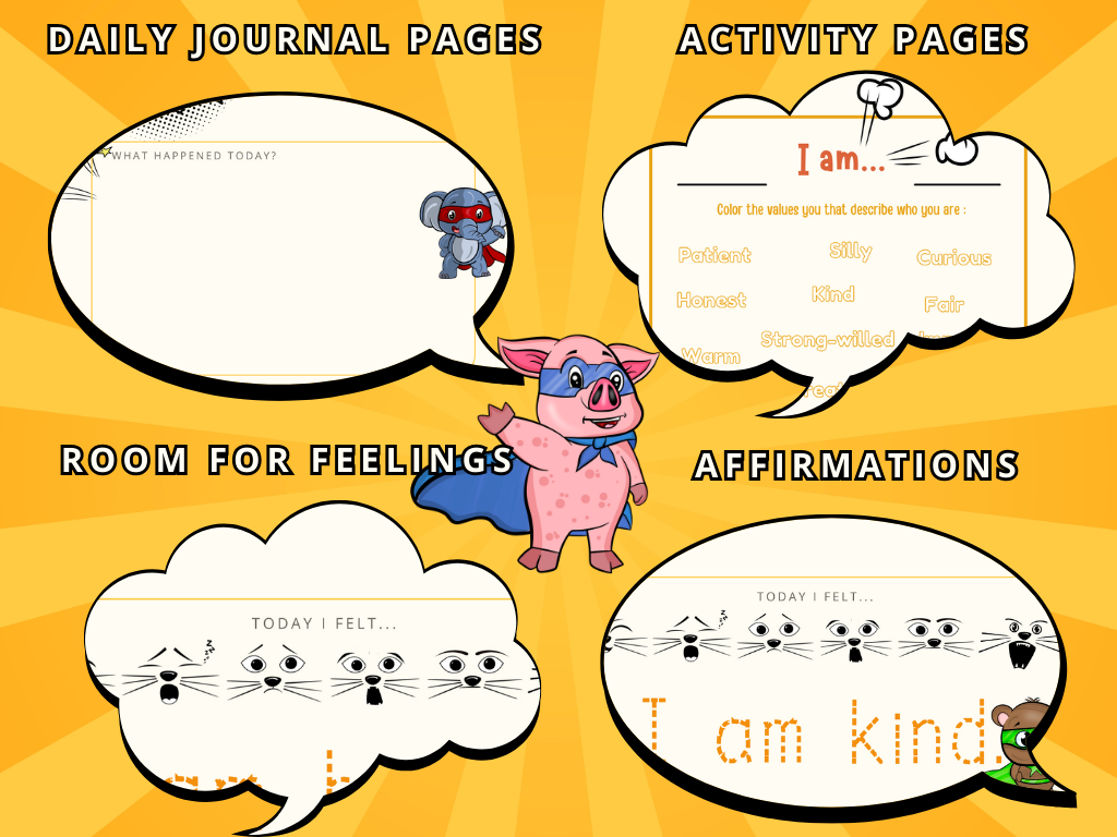 Mindful Minions Mini: Daily Activity and Thought Journal