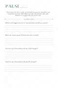 Load image into Gallery viewer, 5-Minute Parent Reset:  A 12-Week Guided Journal for More Intentional Parenting
