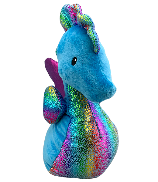 Meet Your Comfort Companion™  Coral the Seahorse