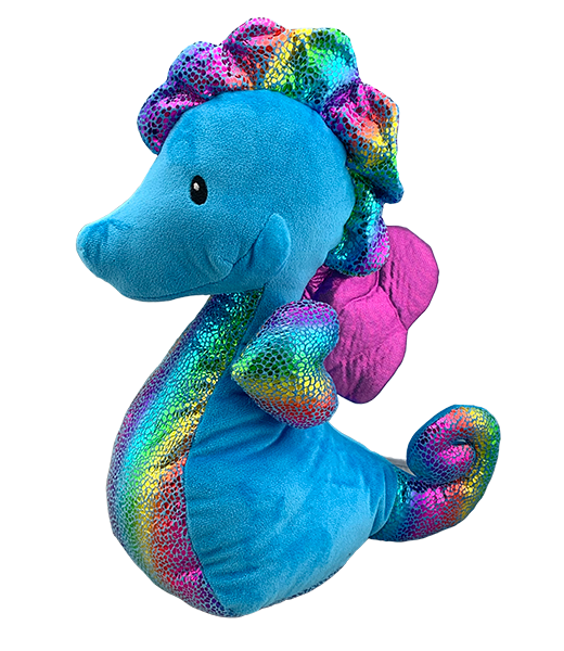 Meet Your Comfort Companion™  Coral the Seahorse