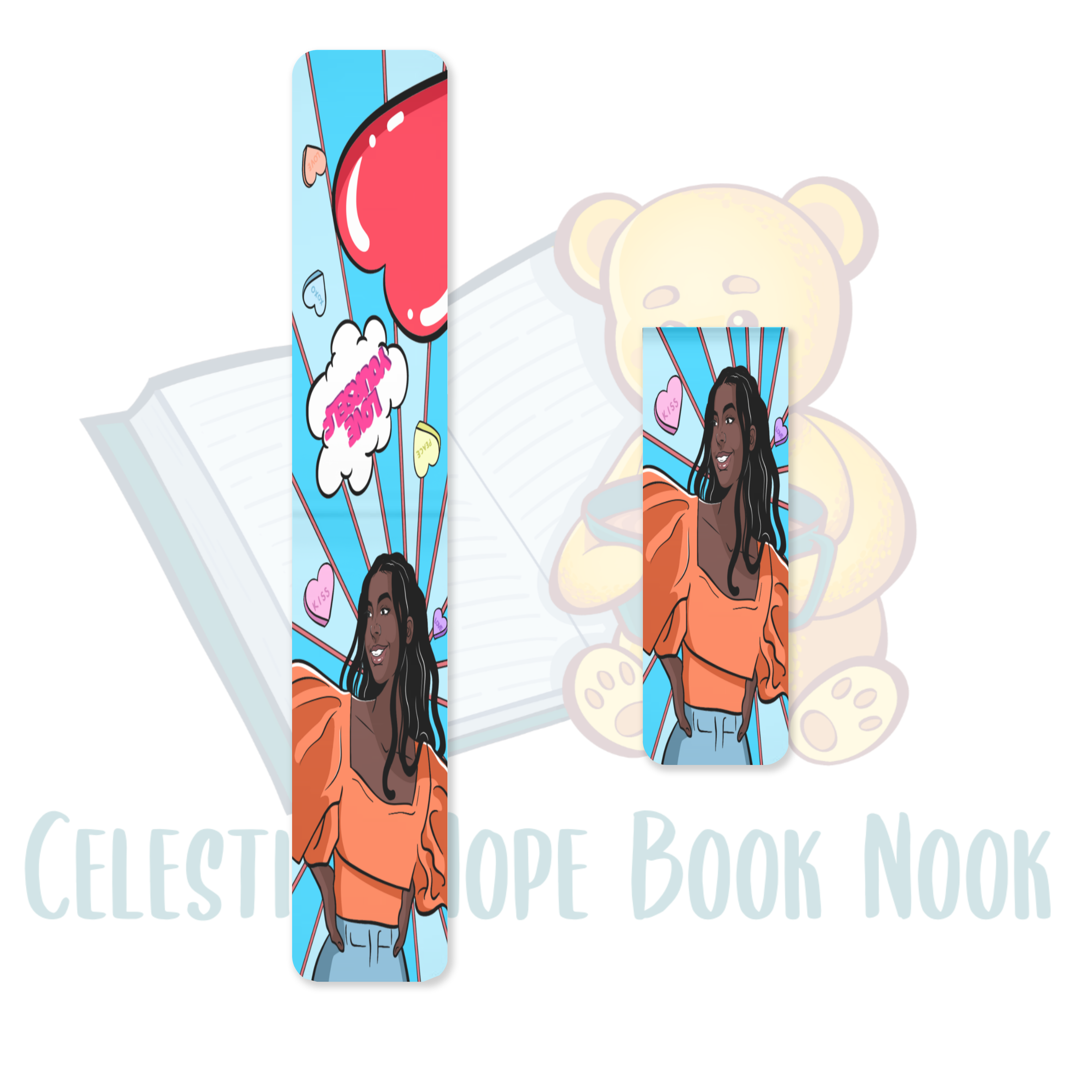 Lady Mindful Mavericks Magnetic Bookmark