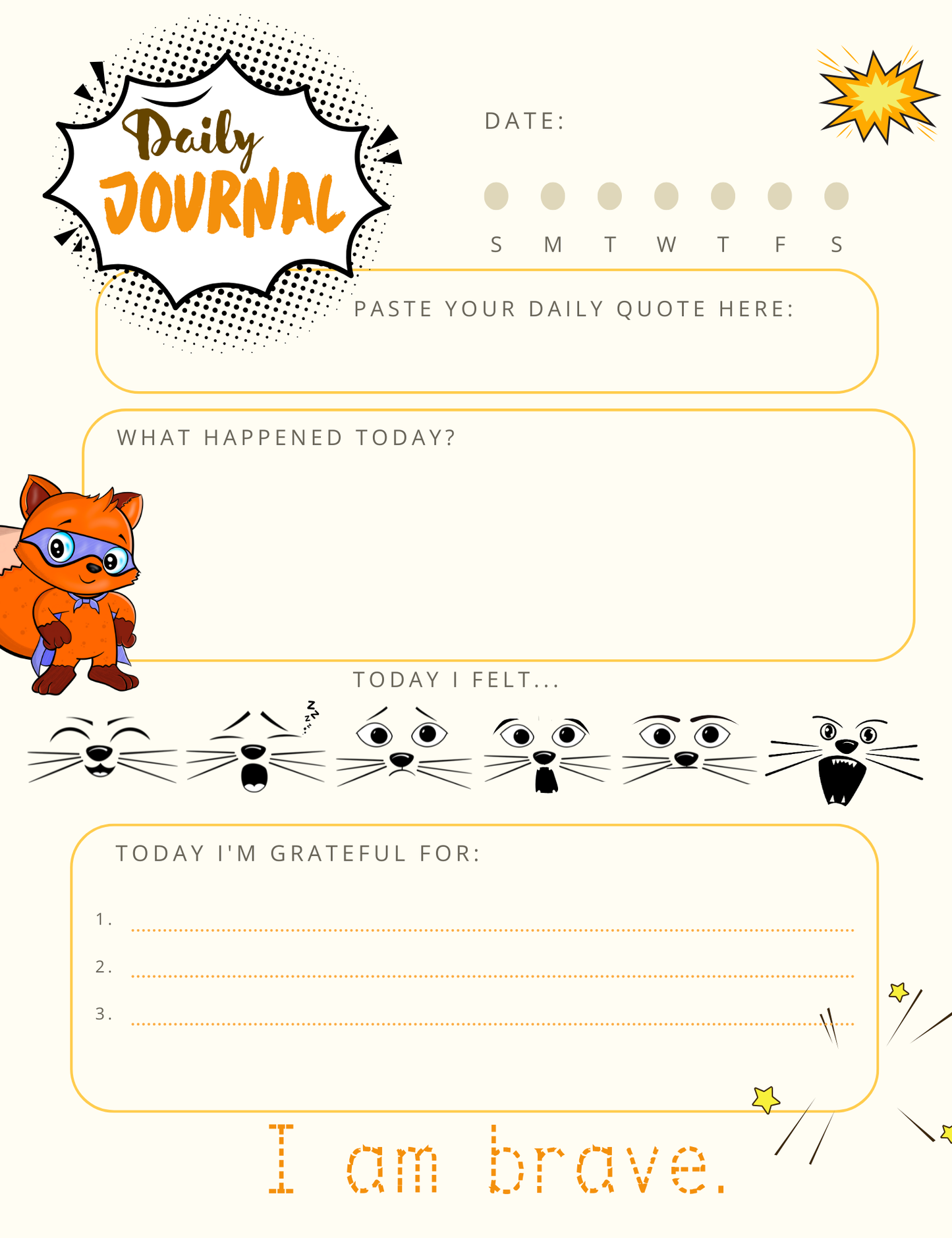 Mindful Minions: Daily Activity and Thought Journal
