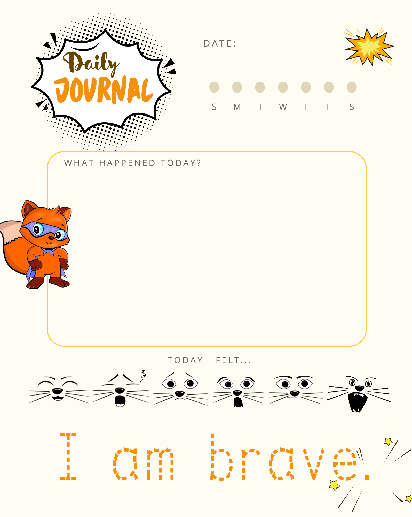 Mindful Minions Mini: Daily Activity and Thought Journal