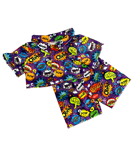 Comfort Companion™  Super Hero Pajama Outfit
